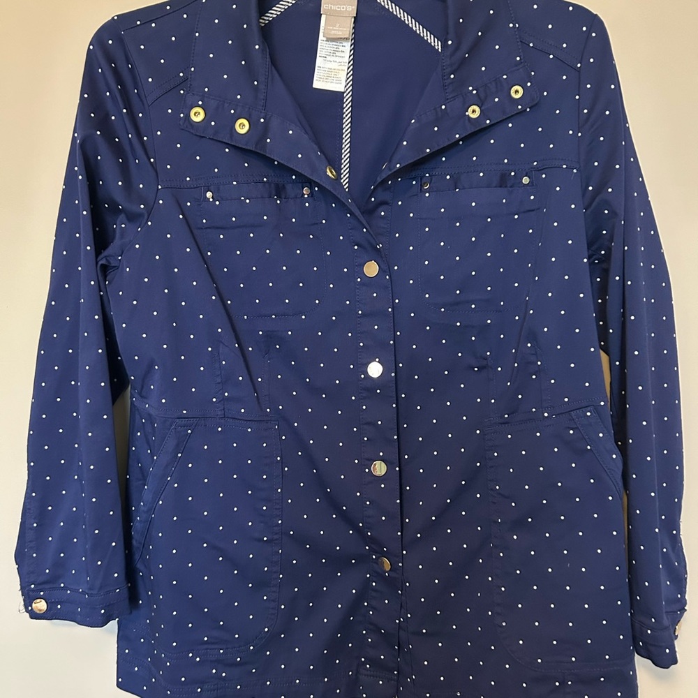 Chicos Jacket with Snaps